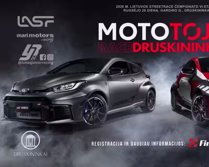 Lietuvos automobilių Street race čempionato VI etapas "Mototoja Race Druskininkai" nuotrauka 1