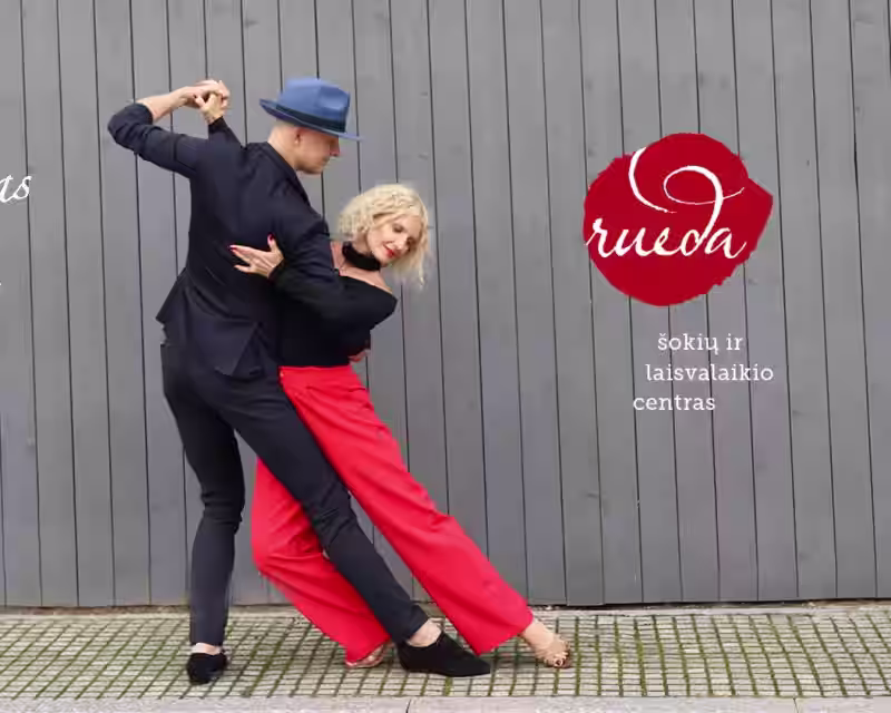 Pramoginių šokių pamokos poromis (VALSAS, CHA CHA CHA...)! Judėk laisvai! 10 Pasaulinių šokių! nuotrauka 1