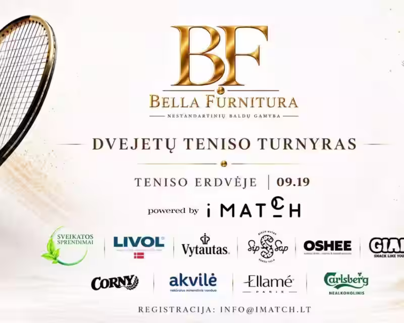 Bella Furnitura dvejetų teniso turnyras nuotrauka 1