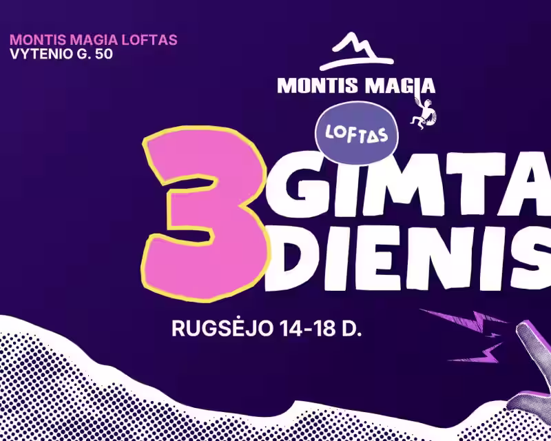 GIM-TA-DIE-NIS! Montis Magia LOFTAS nuotrauka 1