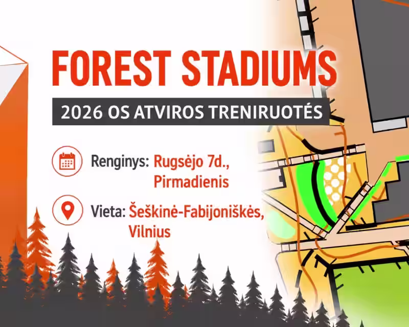 Orientavimosi Sportas Vilniuje Pirmadieniais - Miesto Sprintas nuotrauka 1