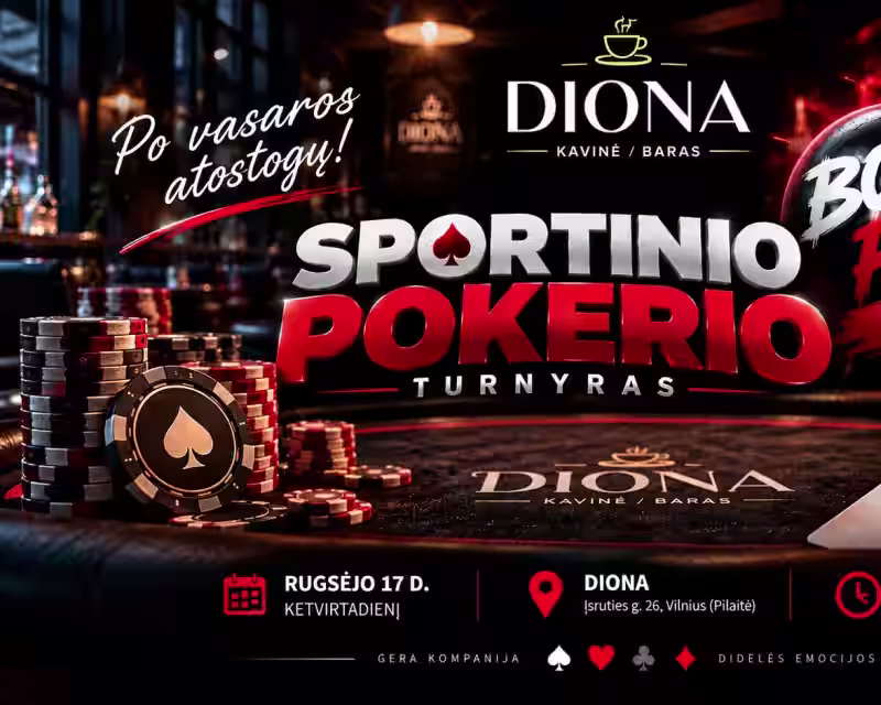 🔥♠️ SPORTINIS POKERIS SUGRĮŽTA | PILAITĖ ♠️🔥 nuotrauka 1