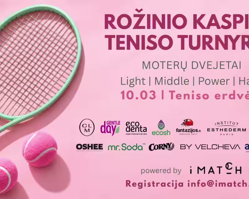 Rožinio kaspino teniso turnyras ‘26 nuotrauka 1