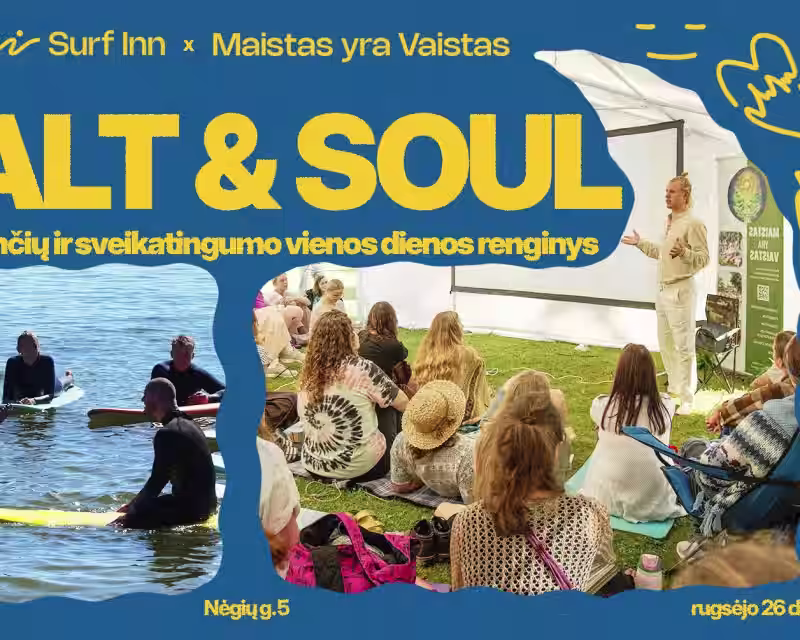 SALT & SOUL | Banglenčių ir sveikatingumo vienos dienos renginys | 2026-09-26 nuotrauka 1