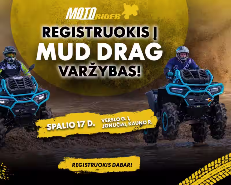 Motorider MUD DRAG varžybos nuotrauka 1