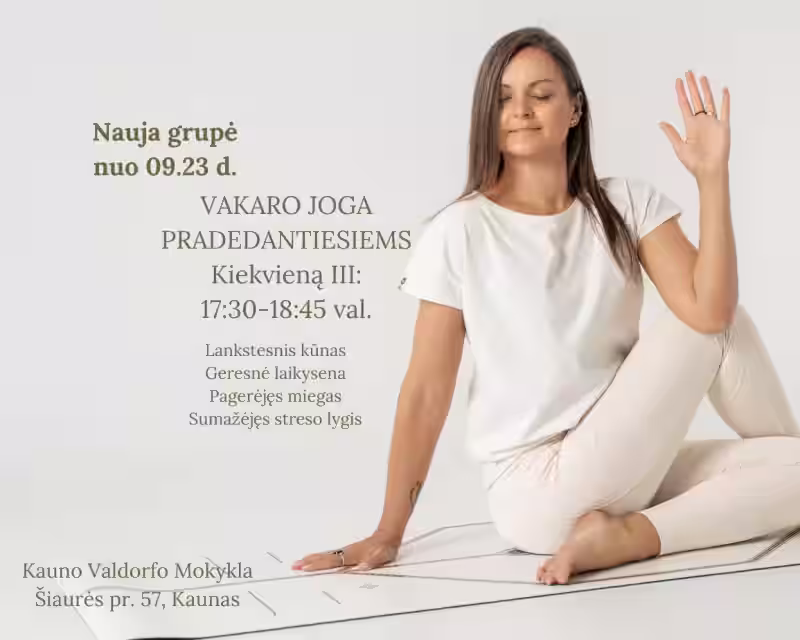 JOGA PRADEDANTIESIEMS nuotrauka 1