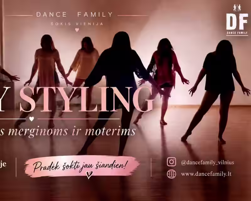 Lady styling šokių pamokos merginoms/moterims Vilniuje nuotrauka 1