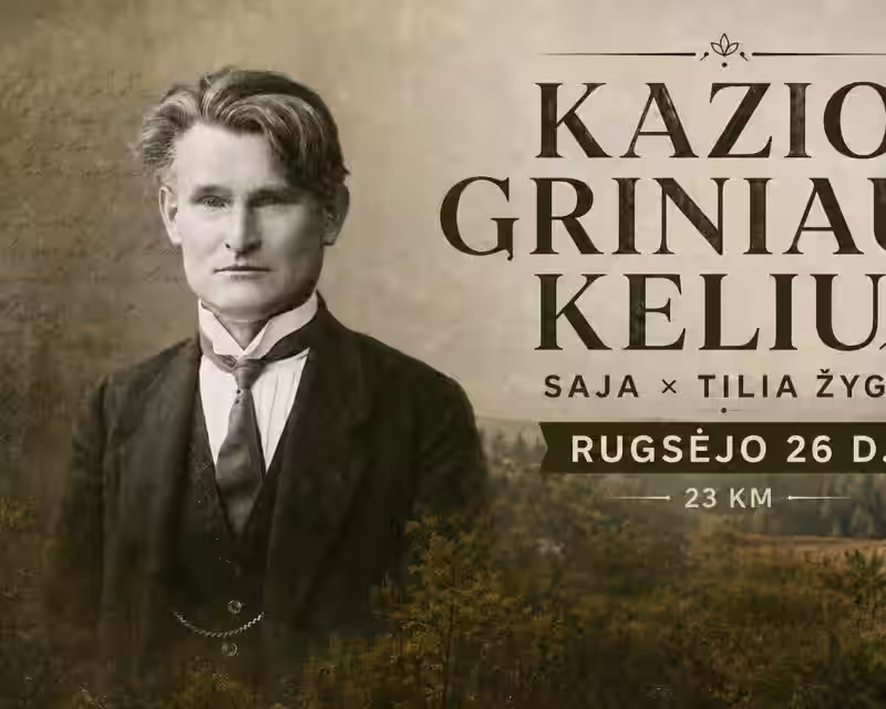 KAZIO GRINIAUS KELIU: SAJA × TILIA ŽYGIS nuotrauka 1