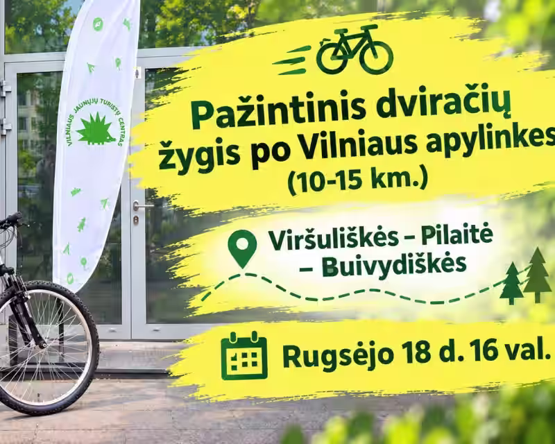 Turistinis – pažintinis dviračių žygis po Vilniaus apylinkes nuotrauka 1