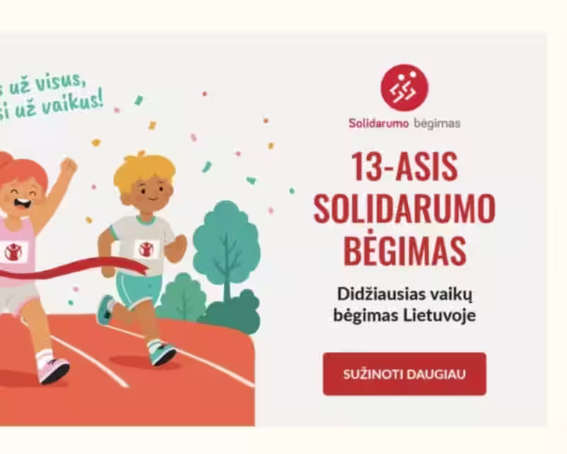 Solidarumo bėgimas “Gelbėkit vaikus” nuotrauka 1