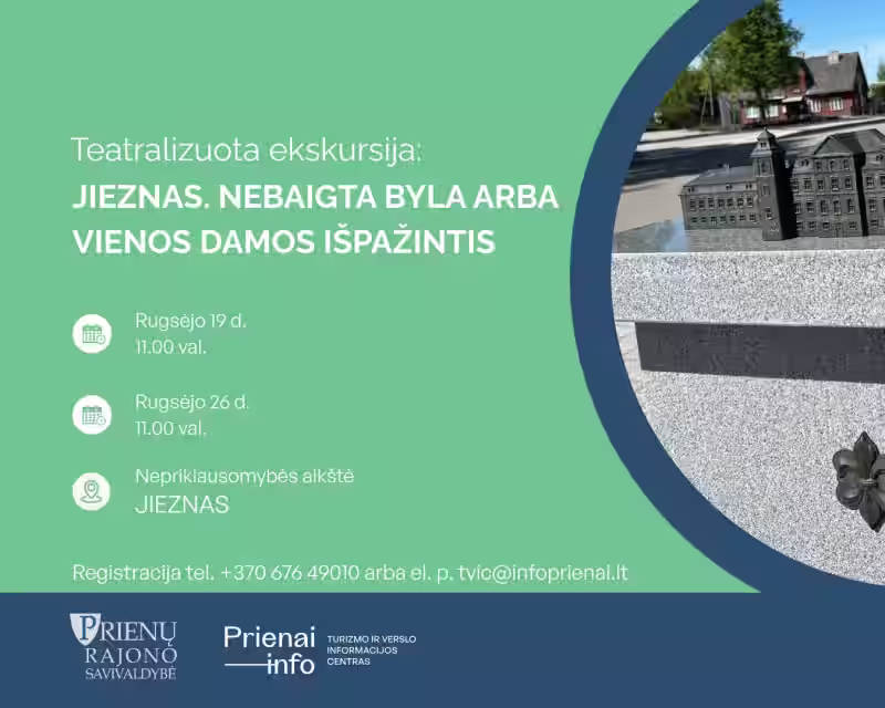 Teatralizuota ekskursija „Jieznas. Nebaigta byla arba vienos damos išpažintis“ nuotrauka 1