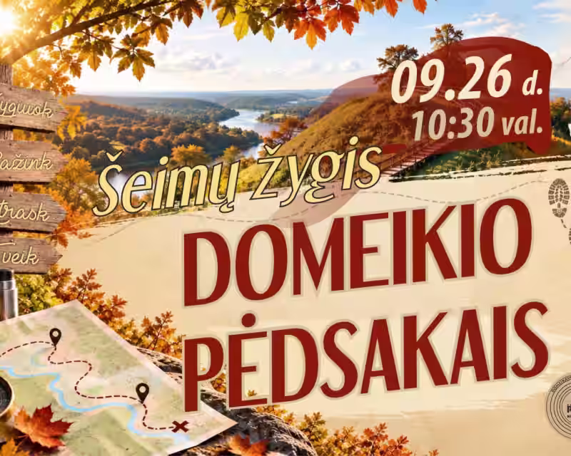 Šeimų žygis „Domeikio pėdsakais“ nuotrauka 1