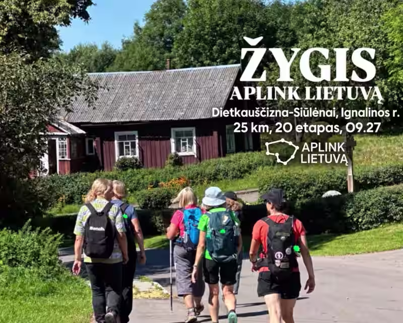 ŽYGIS APLINK LIETUVĄ. Dietkauščizna–Šiūlėnai, 20 etapas (Ignalinos r.) nuotrauka 1