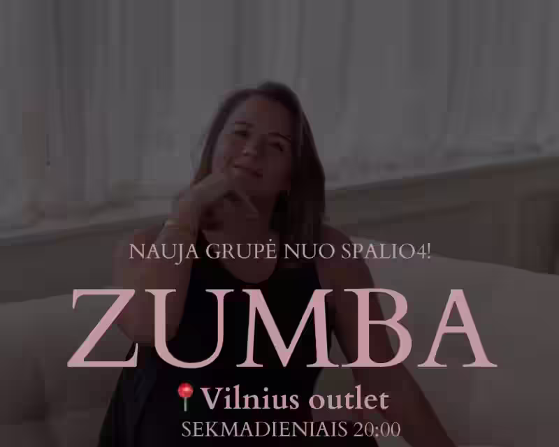 Zumba NEMOKAMA pamoka / Vilnius Outlet nuotrauka 1