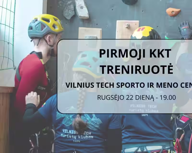 PIRMOJI KKT TRENIRUOTĖ nuotrauka 1