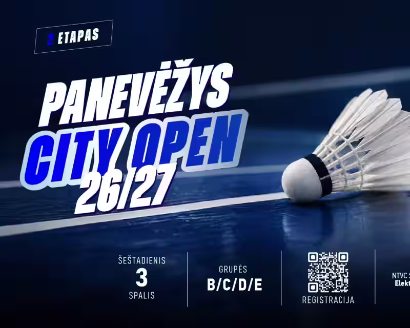 PANEVĖŽYS CITY OPEN 2-AS ETAPAS nuotrauka 1
