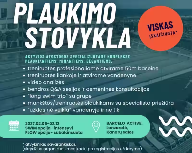 PLAUKIMO STOVYKLA KANARUOSE nuotrauka 1
