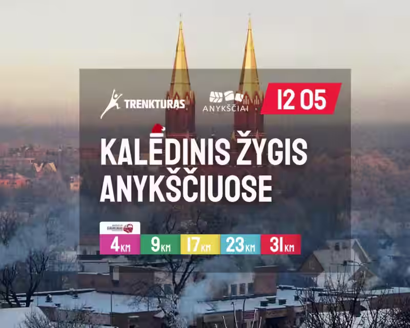 TrenkTuras: kalėdinis žygis Anykščiuose nuotrauka 1
