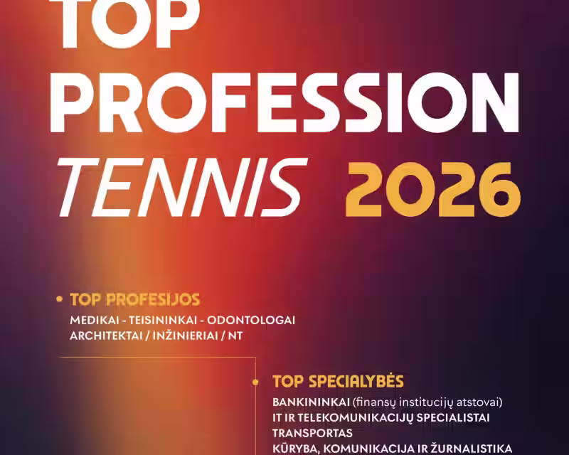 TOP PROFESSION TENNIS CUP 2026 nuotrauka 1