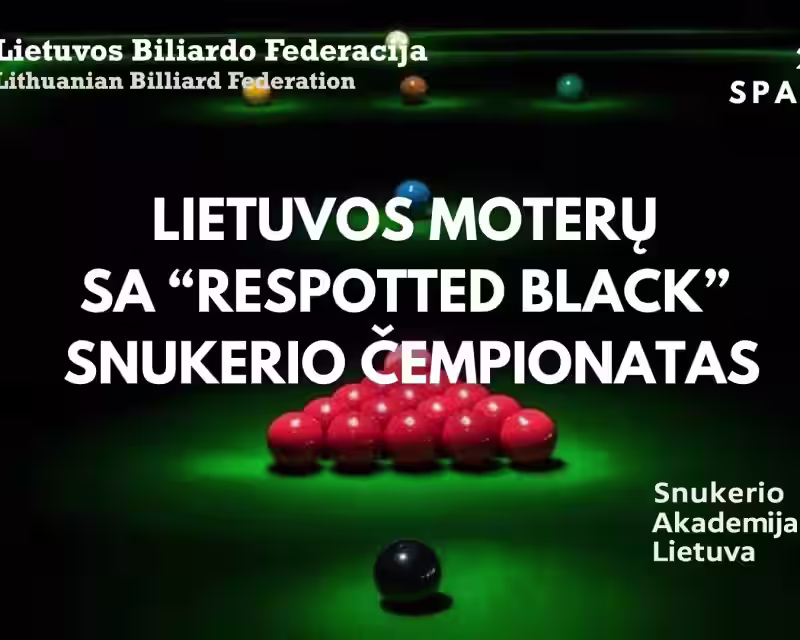 Lietuvos moterų SA "Respotted black" snukerio čempionatas 2026 nuotrauka 1