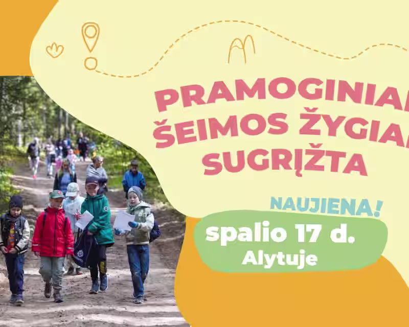 Pramoginis TYP TOP šeimos žygis Alytuje nuotrauka 1