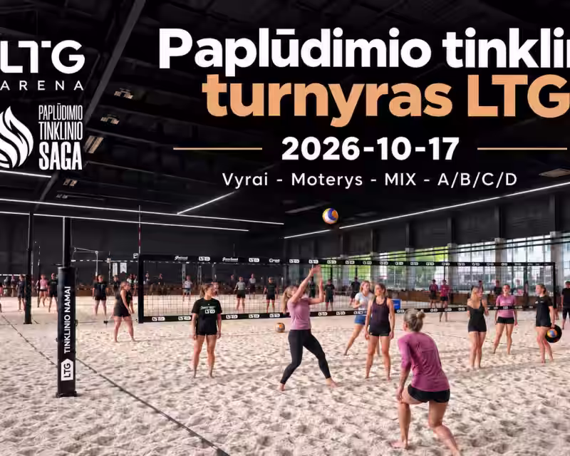 Paplūdimio tinklinio turnyras LTG nuotrauka 1