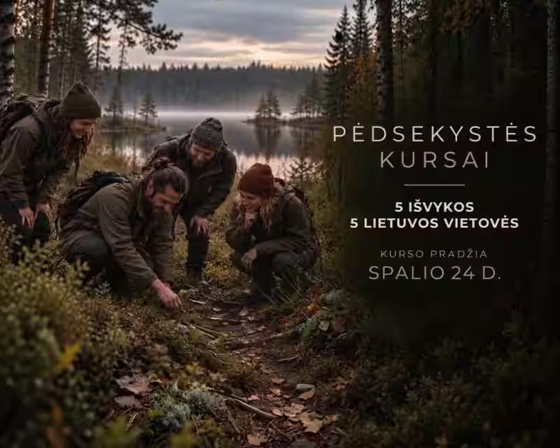 PĖDSEKYSTĖS KURSAI | 5 išvykos – 5 Lietuvos vietovės nuotrauka 1