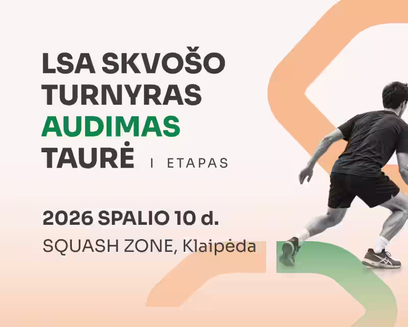 LSA skvošo turnyras AUDIMAS taurė I etapas  nuotrauka 1