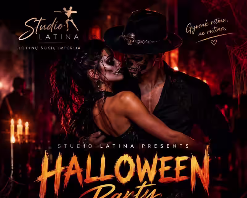 🎃🖤 HALLOWEEN PARTY | STUDIO LATINA 🖤🎃 nuotrauka 1