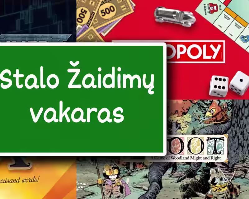 Stalo žaidimų vakaras nuotrauka 1