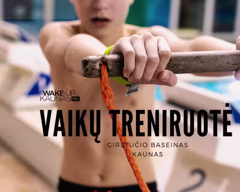 Vaikų vandenlečių treniruotės nuotrauka 1