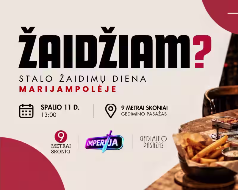 Stalo žaidimų diena | 9 metrai skonio nuotrauka 1