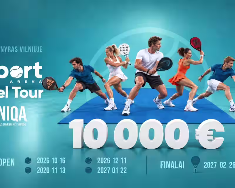 A lygio „Bsport Padel Tour“ Vilniuje nuotrauka 1