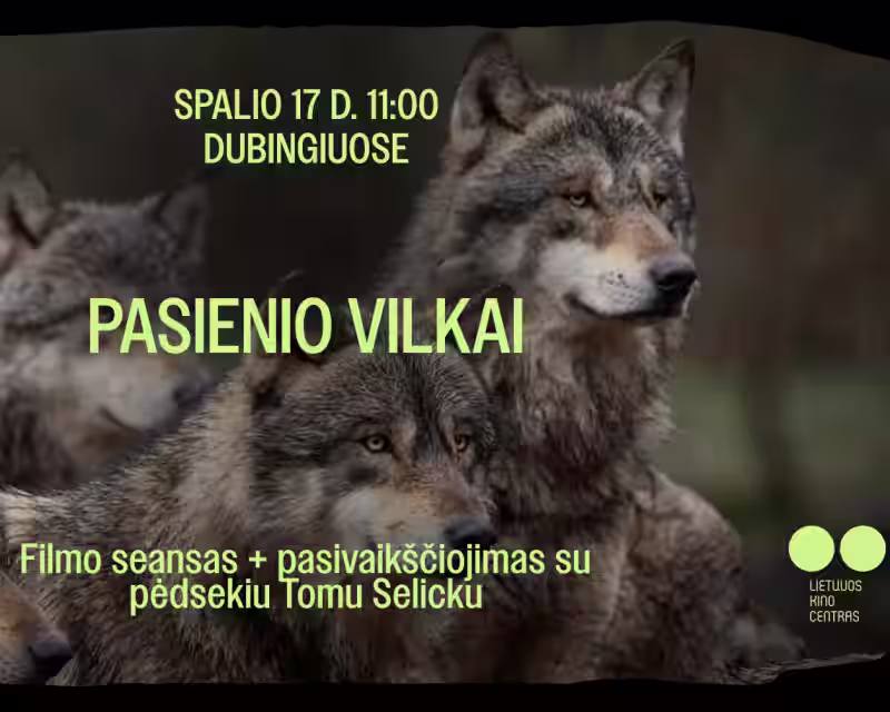 Sengirės Kinas Dubingiuose: pasivaikščiojimas su pėdsekiu Tomu Selicku + filmas PASIENIO VILKAI nuotrauka 1