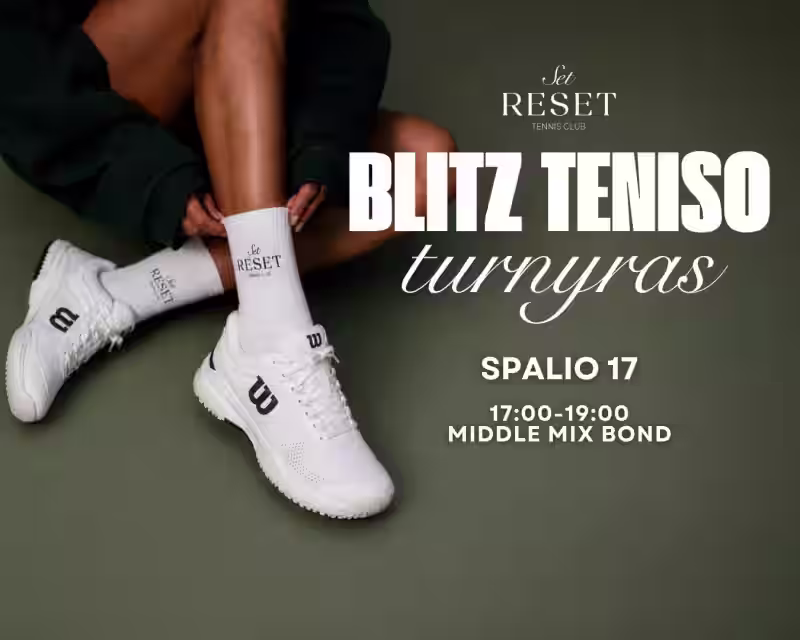 Blitz teniso turnyras | Spalio 17 | Vilnius nuotrauka 1