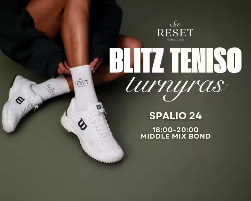 Blitz teniso turnyras | Spalio 24 | Vilnius nuotrauka 1