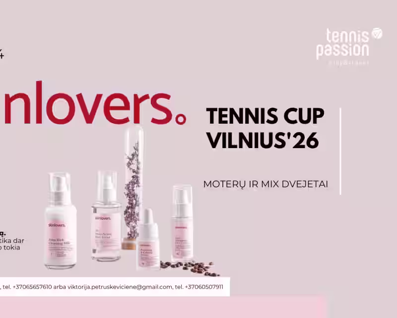 Skinlovers tennis cup’26 VILNIUS nuotrauka 1