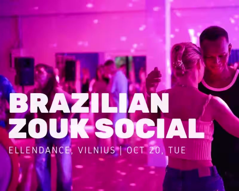 Brazilian Zouk Social: EllenDance Tuesdays nuotrauka 1
