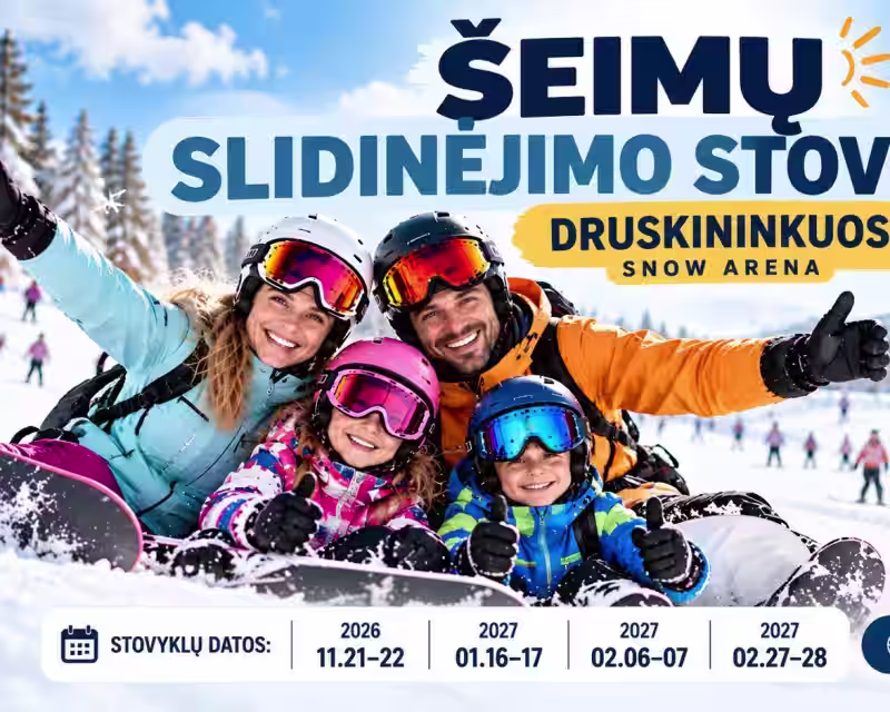 ⛷️🏂 SLIDINĖJIMO STOVYKLOS SUAUGUSIEMS IR ŠEIMOMS! nuotrauka 1