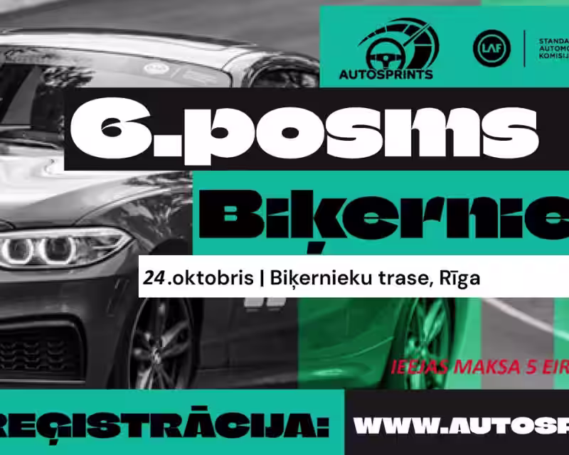 Latvijas autosprinta kausa 6. posms nuotrauka 1