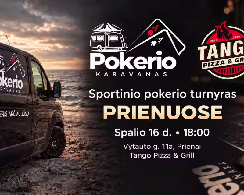 Sportinio Pokerio Turnyras - PRIENUOSE nuotrauka 1