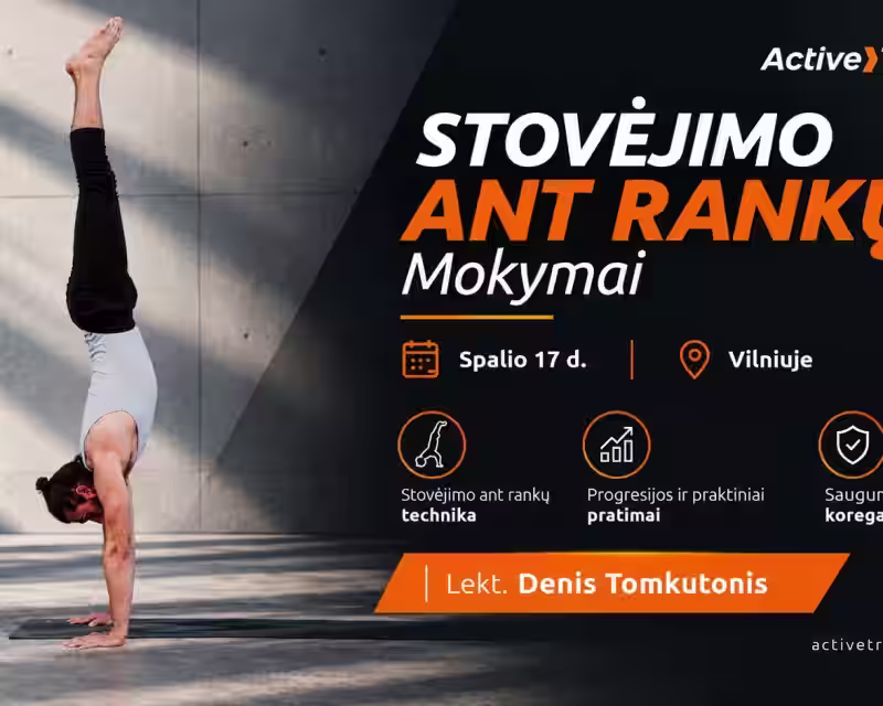 Stovėjimo ant rankų mokymai: technika, progresijos ir saugumas nuotrauka 1