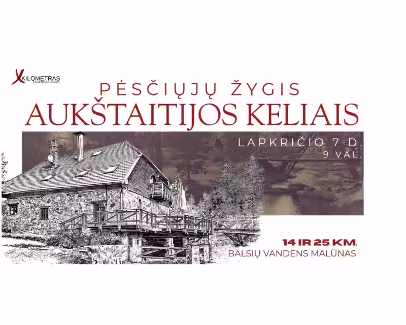 Pėsčiųjų žygis „AUKŠTAITIJOS KELIAIS“ | PASVALYS nuotrauka 1
