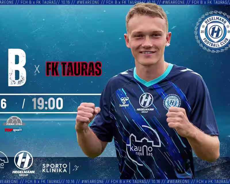 FC HEGELMANN B – FK TAURAS 🔵⚪ nuotrauka 1