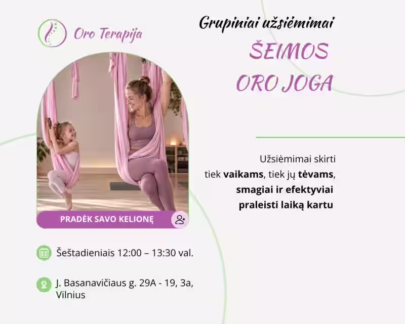 Šeimos Oro Joga | Oro Terapija nuotrauka 1