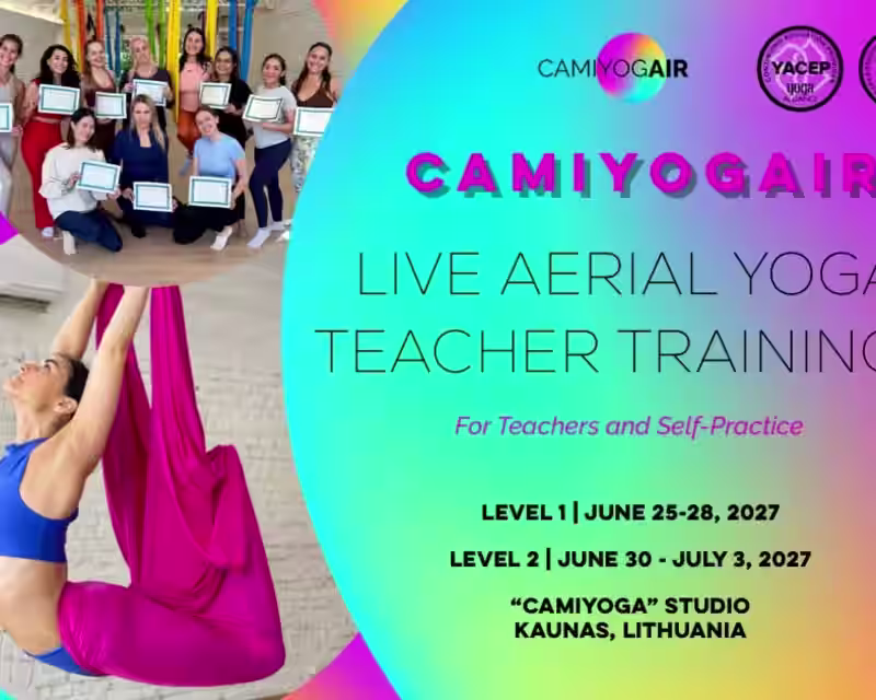 International Aerial Yoga Teacher Training Courses with CamiyogAIR nuotrauka 1