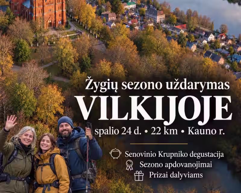 ŽYGIS Vilkijoje su senovinio krupniko degustacija: SEZONO UŽDARYMAS (Kauno r.) nuotrauka 1