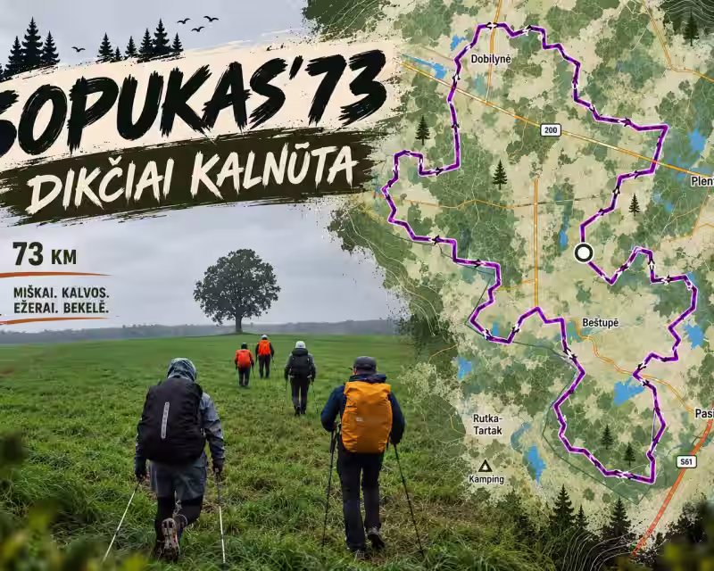 Žygis SOPUKAS „DIKČIAI KALNŪTA” VIETŲ NEBĖRA nuotrauka 1