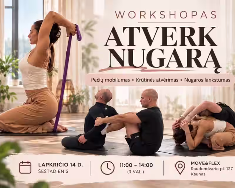 WORKSHOPAS „ATVERK NUGARĄ“ 11.14 nuotrauka 1