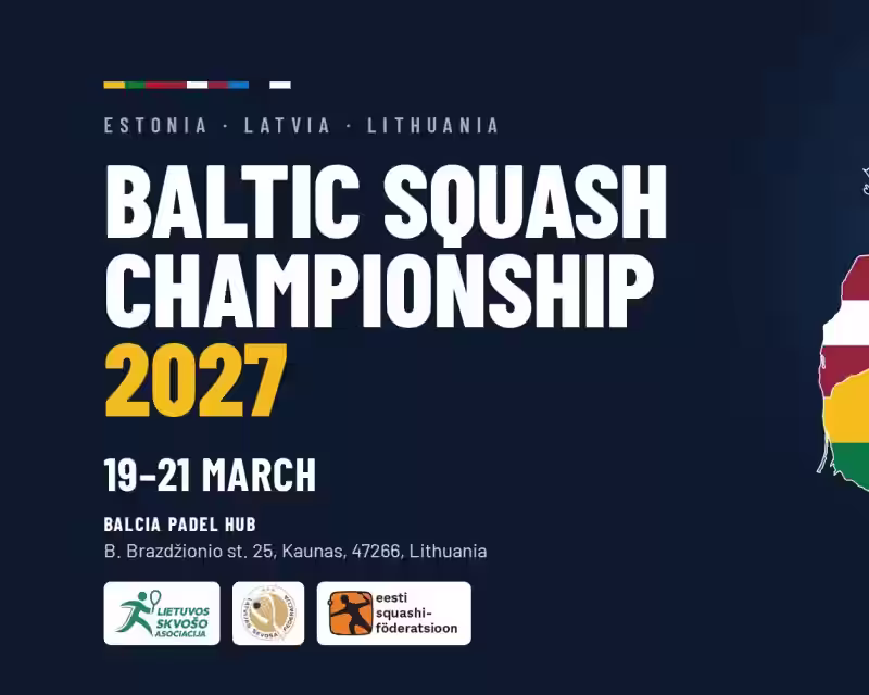 Baltic Squash Championship 2027 nuotrauka 1